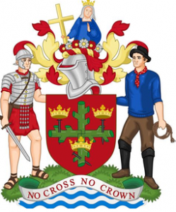Official Coat of Arms of Colchester, Essex, UK