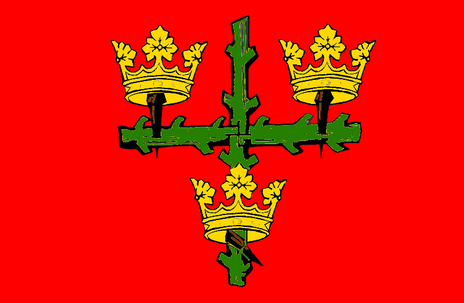 Official Flag of Colchester, Essex, UK