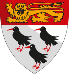 Official Coat of Arms of Canterbury, Kent, United Kingdom