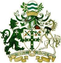 Official Coat of Arms of Croydon (Surrey/Greater London), UK