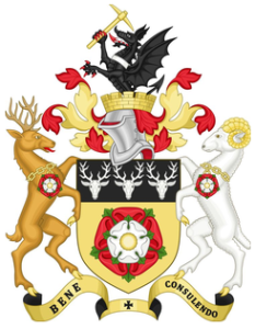 Coat of Arms of Derbyshire County, United Kingdom