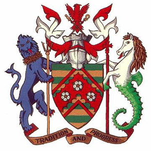 Coat of Arms of The East Riding of Yorkshire County, United Kingdom
