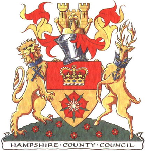 Coat of Arms of Hampshire County, United Kingdom