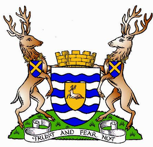 Coat of Arms of of Hertfordshire County, United Kingdom