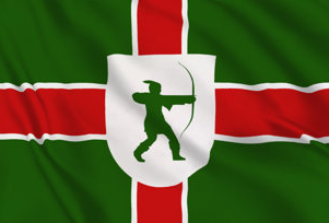 Flag of Nottinghamshire County, United Kingdom