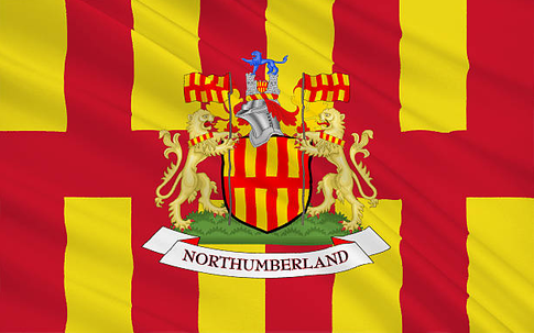Flag of Northumberland County, United Kingdom