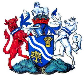 Coat of Arms of Oxfordshire County, United Kingdom