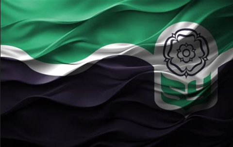 Flag of of South Yorkshire Combined Authority, United Kingdom