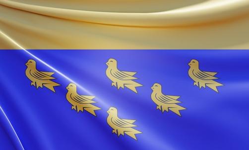 Flag of West Sussex County, United Kingdom