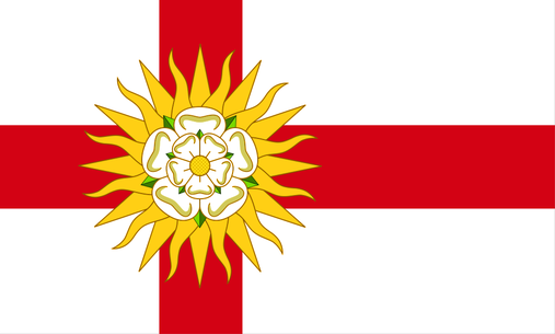 Flag of The West Riding of Yorkshire County, United Kingdom