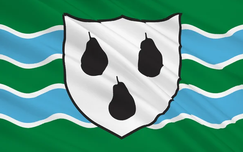 Flag of Worcestershire County, United Kingdom