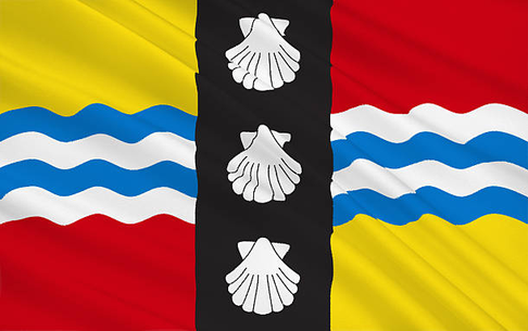 Flag of Bedfordshire County, United Kingdom