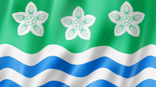 Flag of Cumbria County, United Kingdom