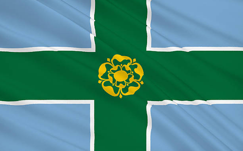 Flag of Derbyshire County, United Kingdom