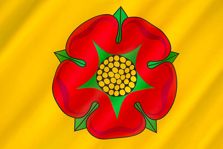 Flag of Lancashire County, United Kingdom